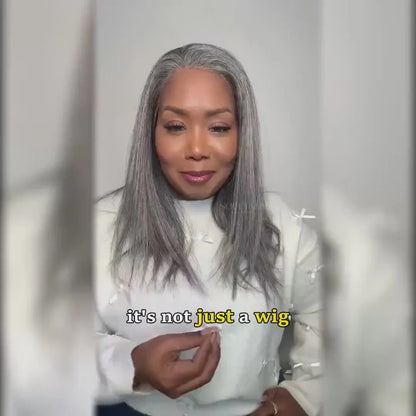 Mila | Glueless Medical Wig For Hair Loss Silk Top Full Lace Straight Human Hair Wigs