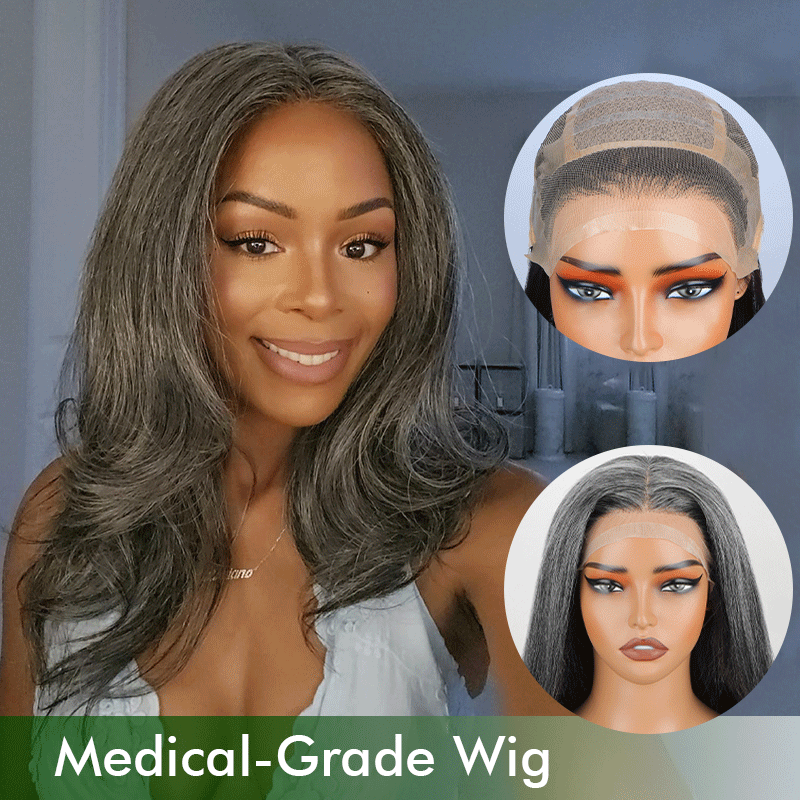 Mila | Glueless Medical Wig For Hair Loss Silk Top Full Lace Straight Human Hair Wigs