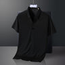 Simple solid color faux shirt T-shirt