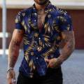 Tropical Leaves Print Shirt