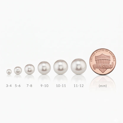Genuine 3-3.5mm Freshwater Mini Pearl Choker in 18K Solid Gold