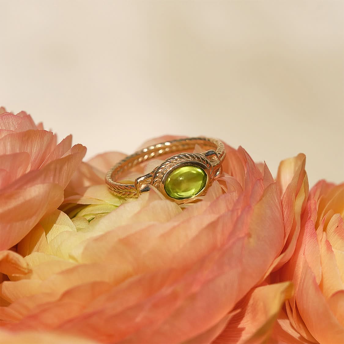 Ancient Heirloom Ring - Peridot