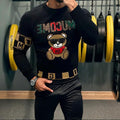Bear print sweatshirt