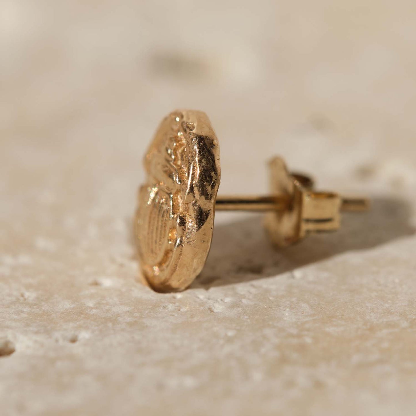 Ancient Scarab Studs
