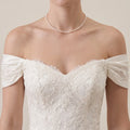Dainty Bridal Pearl Choker Necklace, 18K Solid Gold 2-2.5mm Skinny Bride Gift